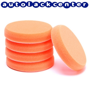 Изображение AVO Polierschwamm 5er Set  130mm x 25mm orange glatt fest für Schleifpasten