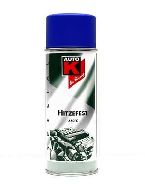 Afbeelding van Lackspray hitzefest 650°C blau von AutoK