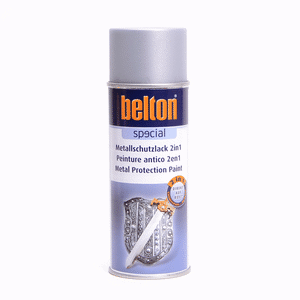 Изображение Belton Metallschutzlack 2 in 1  Silber 400ml