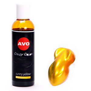 AVO Effektlack Candy Color Sunny Yellow Lasur 200ml resmi