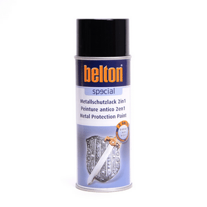 Obraz Belton Metallschutzlack 2 in 1  Schwarz 400ml