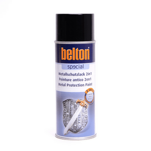 Bild von Belton Metallschutzlack 2 in 1  Schwarz 400ml