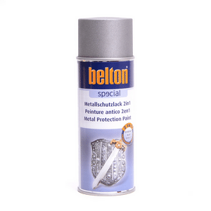 Изображение Belton Metallschutzlack 2 in 1  Eisenglimmer Silber 400ml