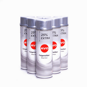 Изображение AVO Felgensilber Lackspray 6 x 500ml