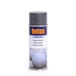 Belton Special Lackspray Granit-Effekt obsidianschwarz resmi