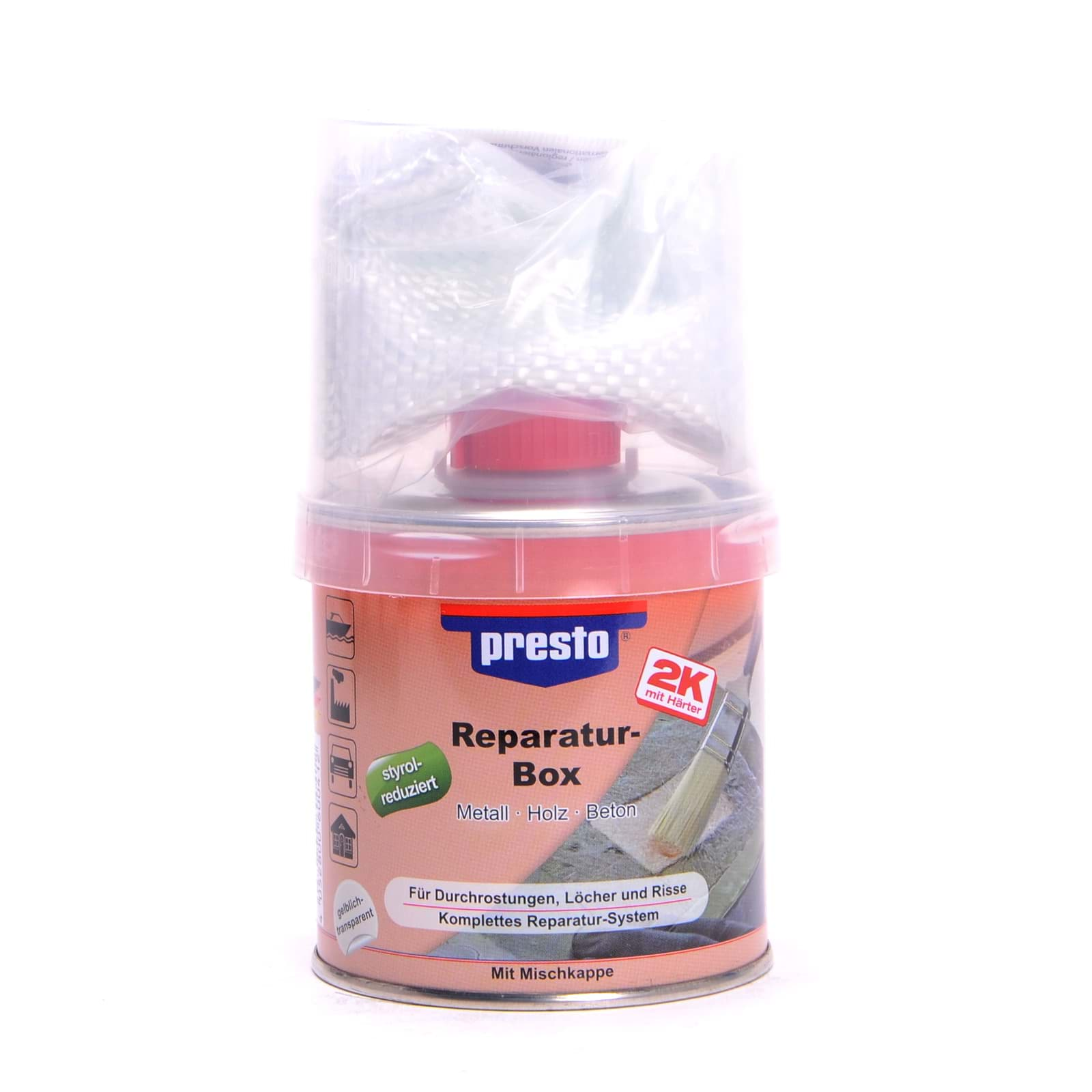 Afbeelding van Presto Polyester-Harz Reparaturbox GFK Prestolith Special 250g