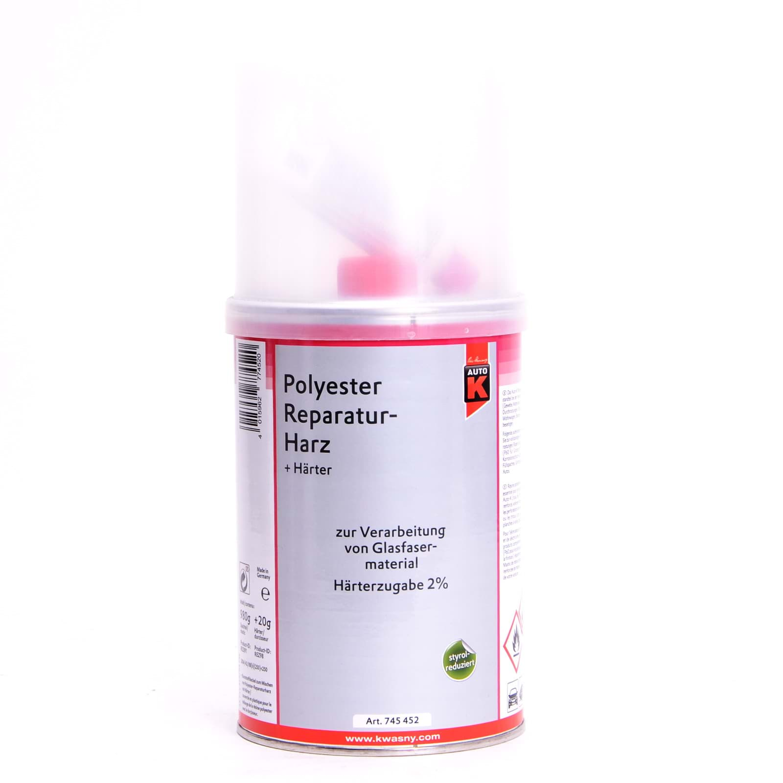 Auto-K Polyester Reparaturharz 1kg 745452 resmi