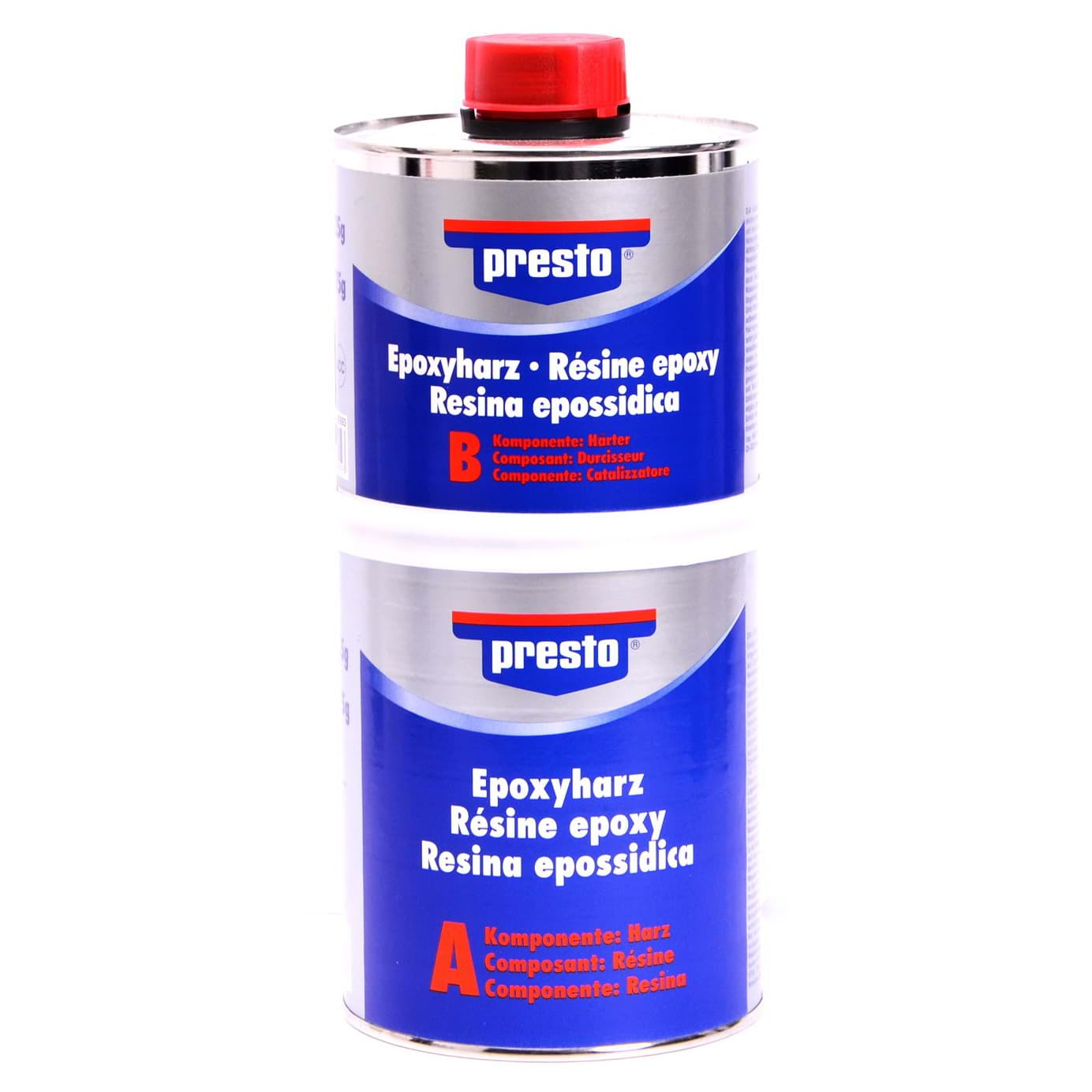 Afbeelding van Presto Epoxyharz Epoxyd Harz Laminierharz für Auto und Boot 1000g