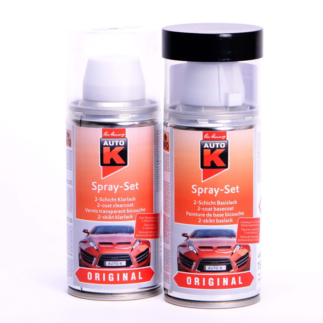 Auto-K Spray-Set Autolack für Mercedes 195 Meteorgrau met 23334 resmi