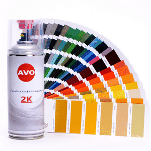 RAL 7000 - RAL 7033 AVO 2K Autolack Spraydose 400ml  in RAL Farbe seidenmatt  resmi