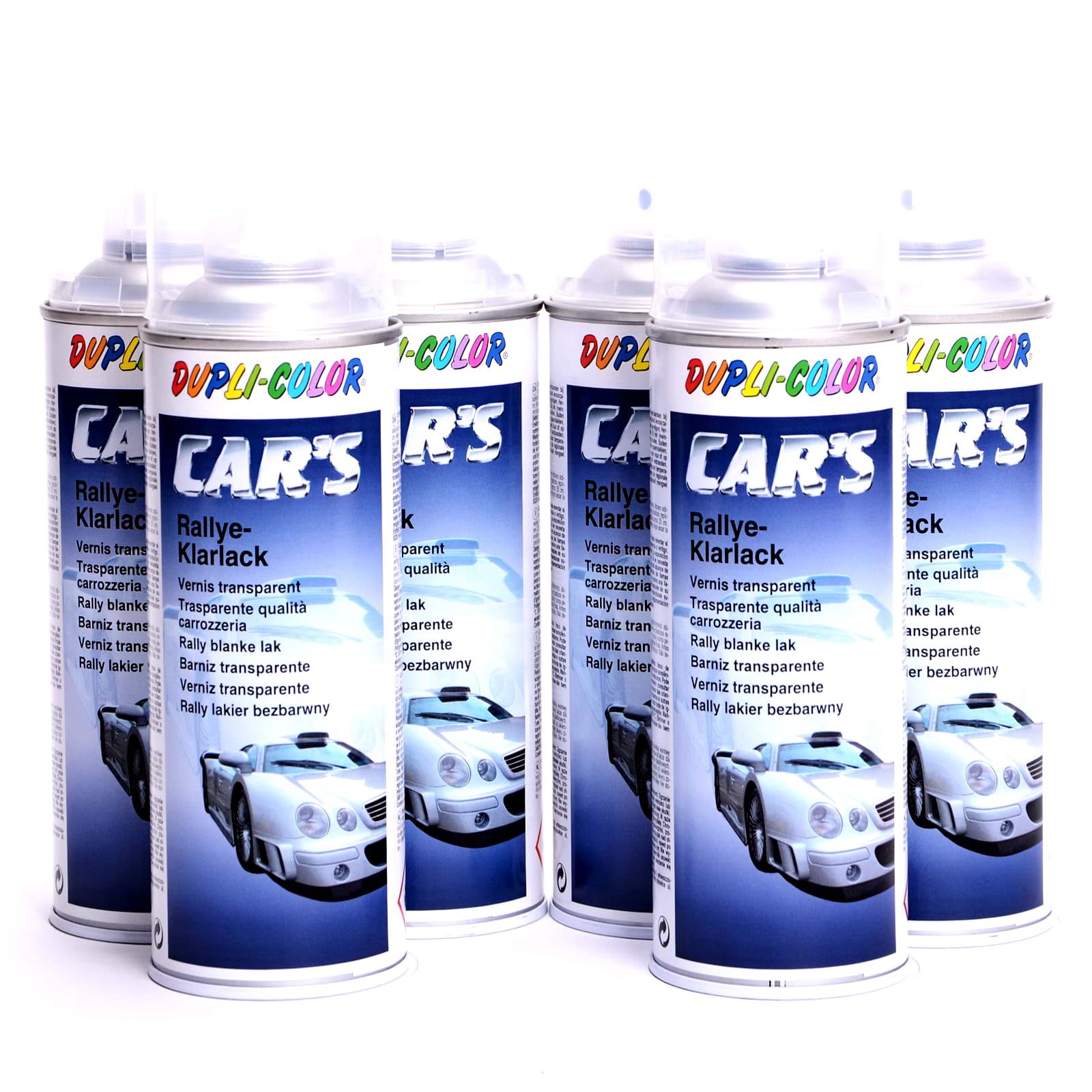Bild von Duplicolor Cars Lackspray Klarlack glänzend 6 x 400ml 