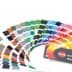 Bild von RAL Karte, Farbkarte, Farbfächer nach RAL mit Perlfarben Leucht und DB Farbtöne 227 Farben
