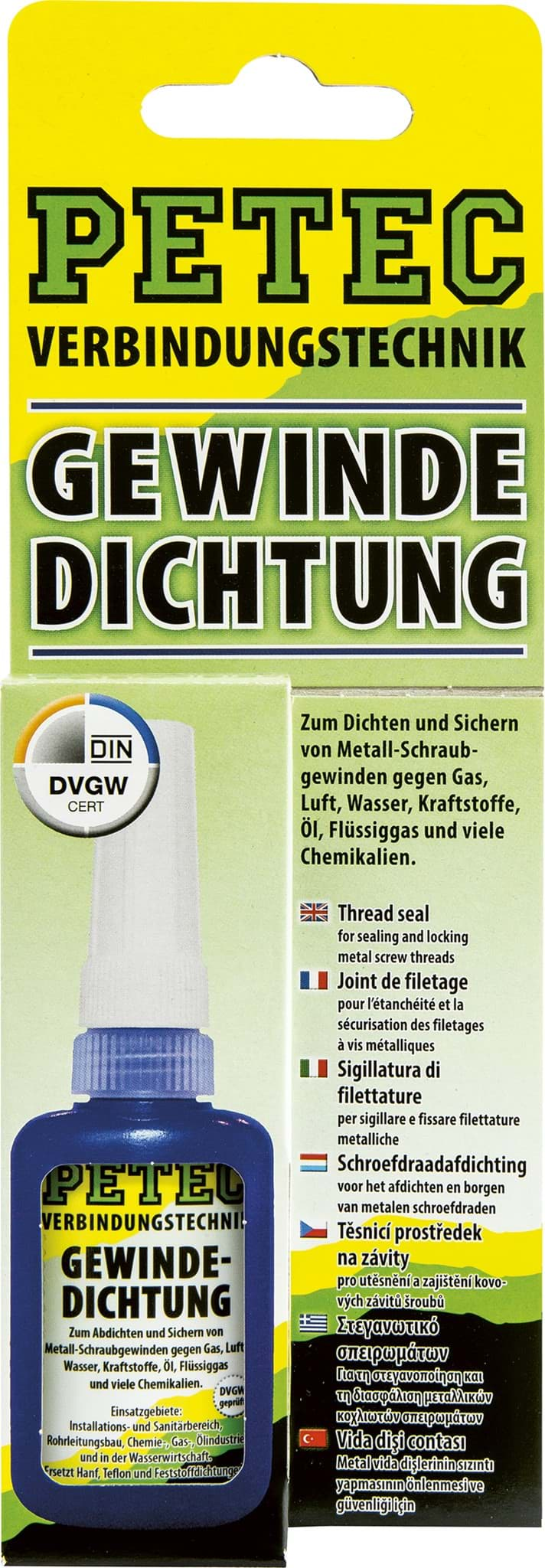 Obraz Petec Gewinde Dichtung 15g SB-Karte