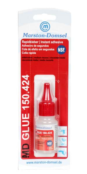 MD-Glue 150.424 Flasche 20g Blisterkarte resmi