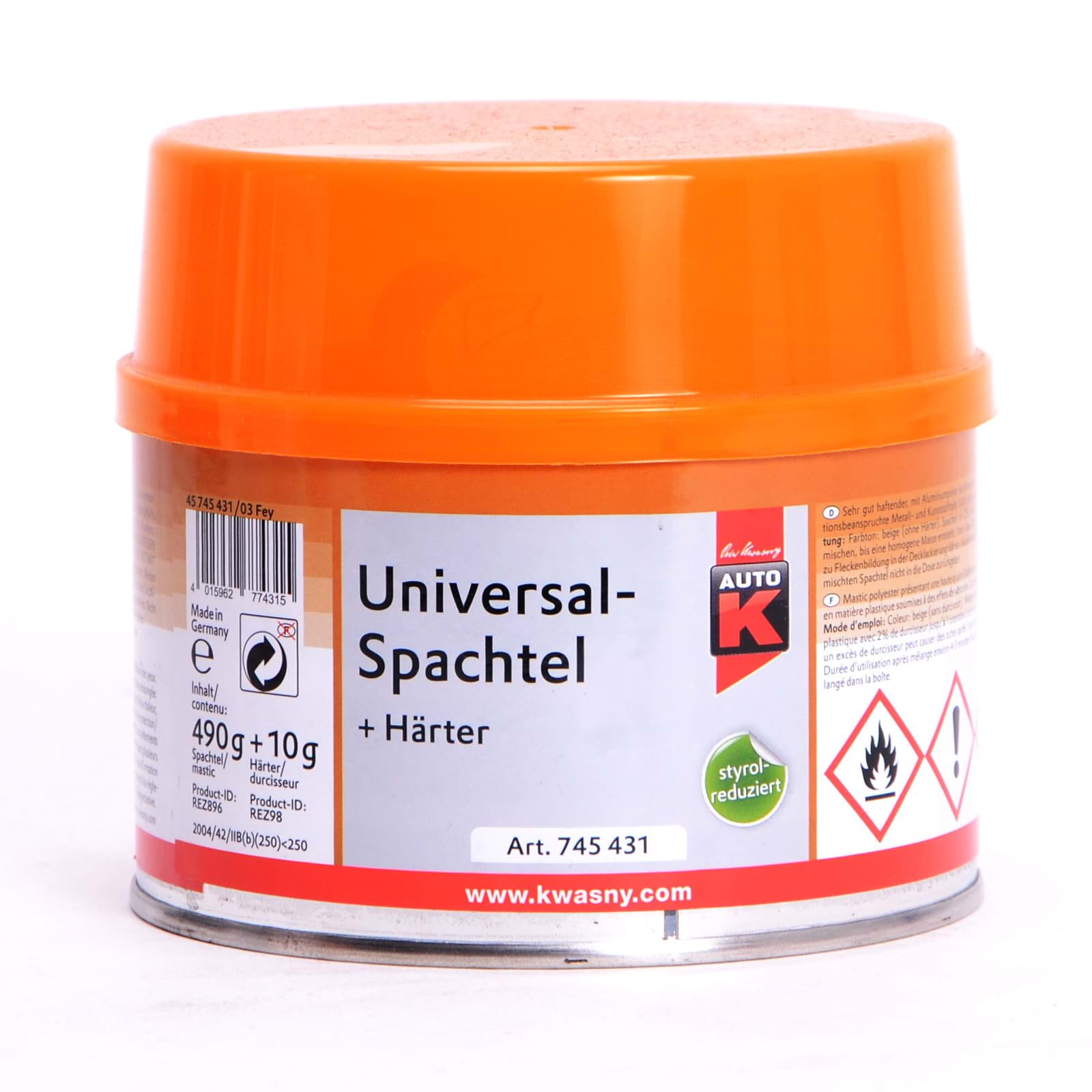 Bild von AutoK Universalspachtel Füllspachtel 500g 