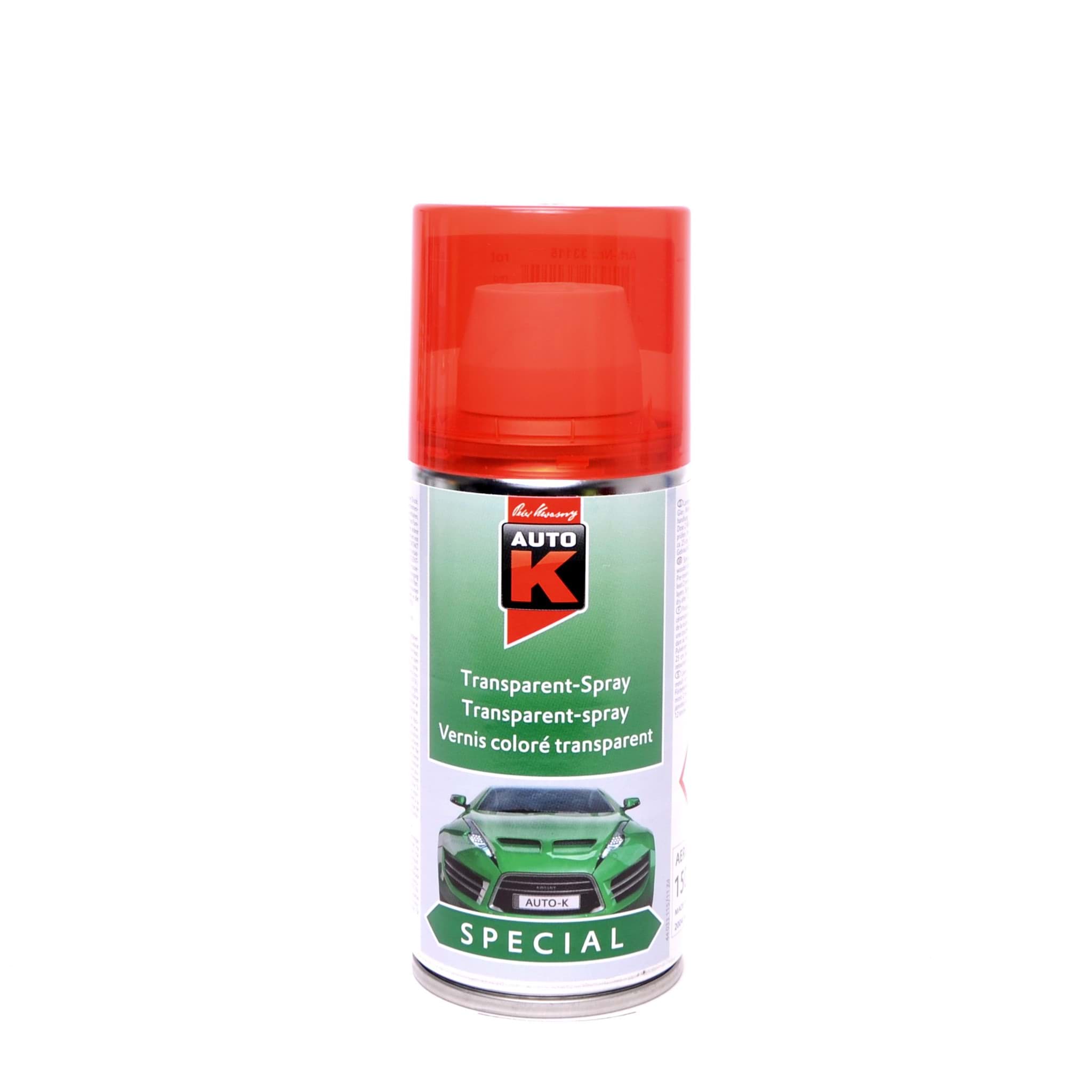 Bild von Auto-K Transparent-Spray Rückleuchten Spray Tönungsspray rot 150ml 