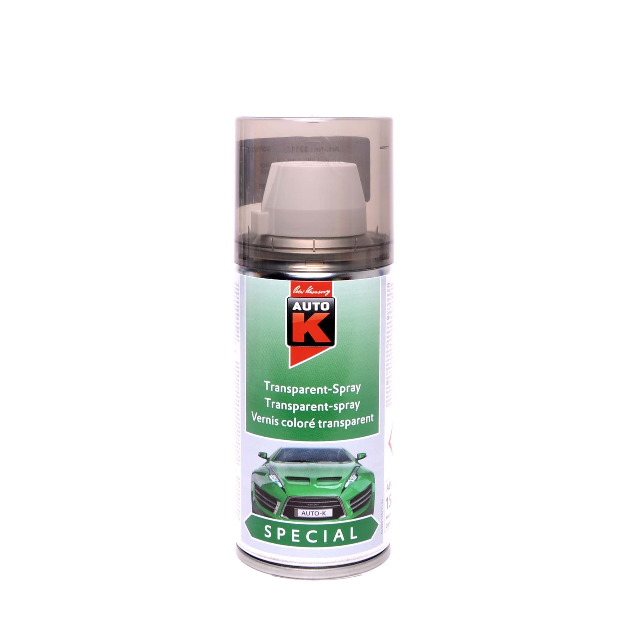 Изображение Auto-K Transparent-Spray Rückleuchten Spray Tönungsspray schwarz 150ml 33117