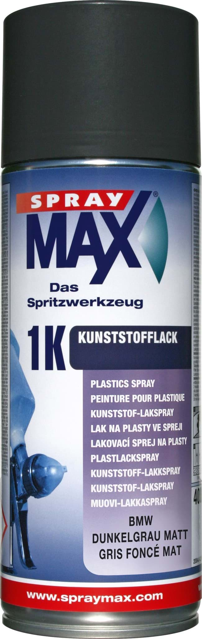 Bild von SprayMax 1K Kunststofflack BMW dunkelgrau