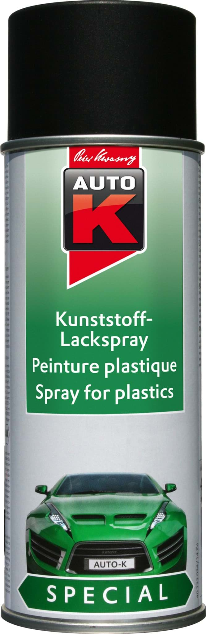 Kunststoff Lackspray schwarz von AutoK resmi