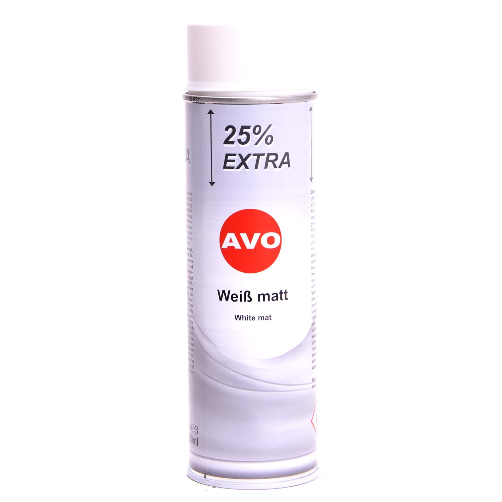 AVO Weiss Matt Lackspray 500ml resmi