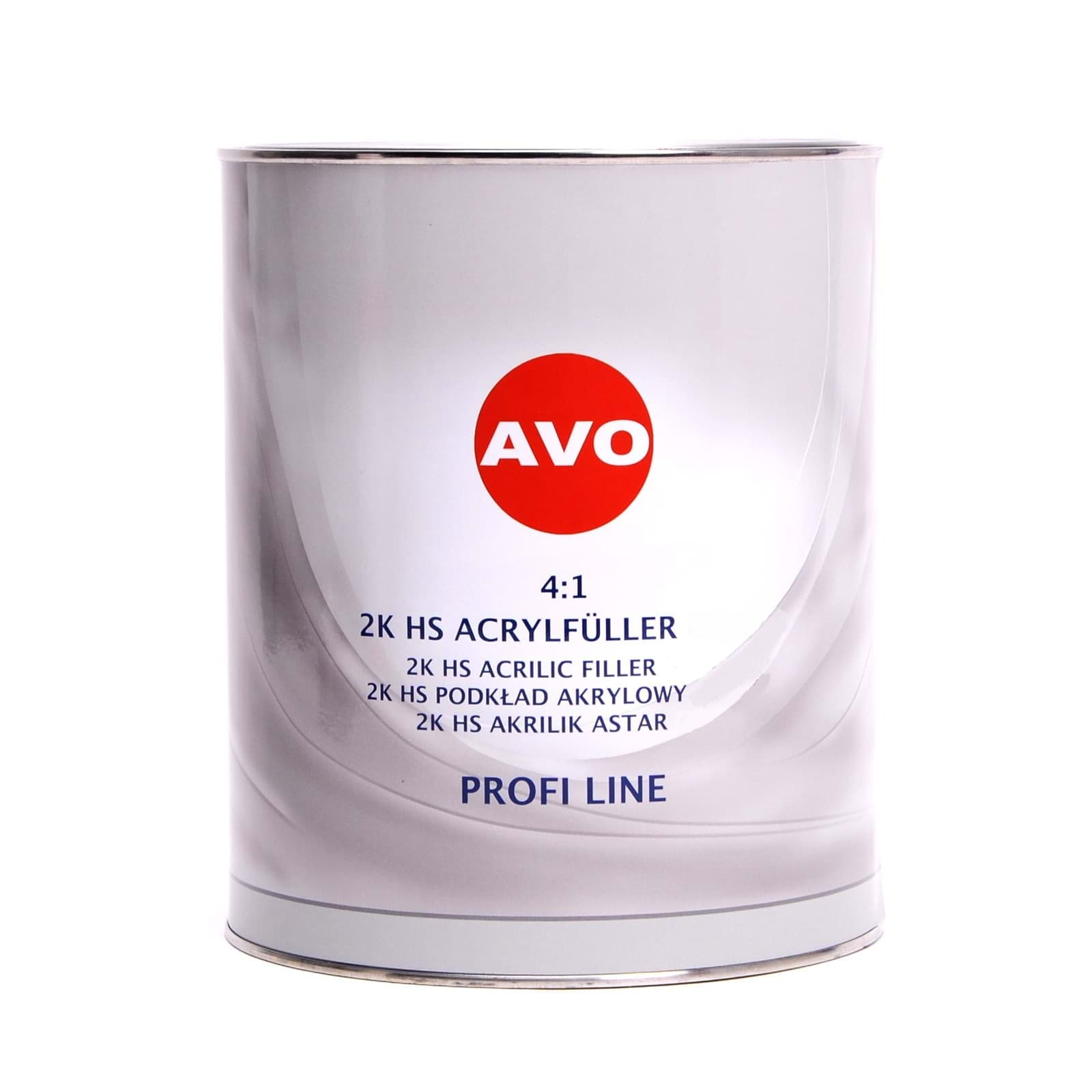 Obraz AVO 2K HS 4:1 Grundier Füller  Acrylfiller grau 4 Liter