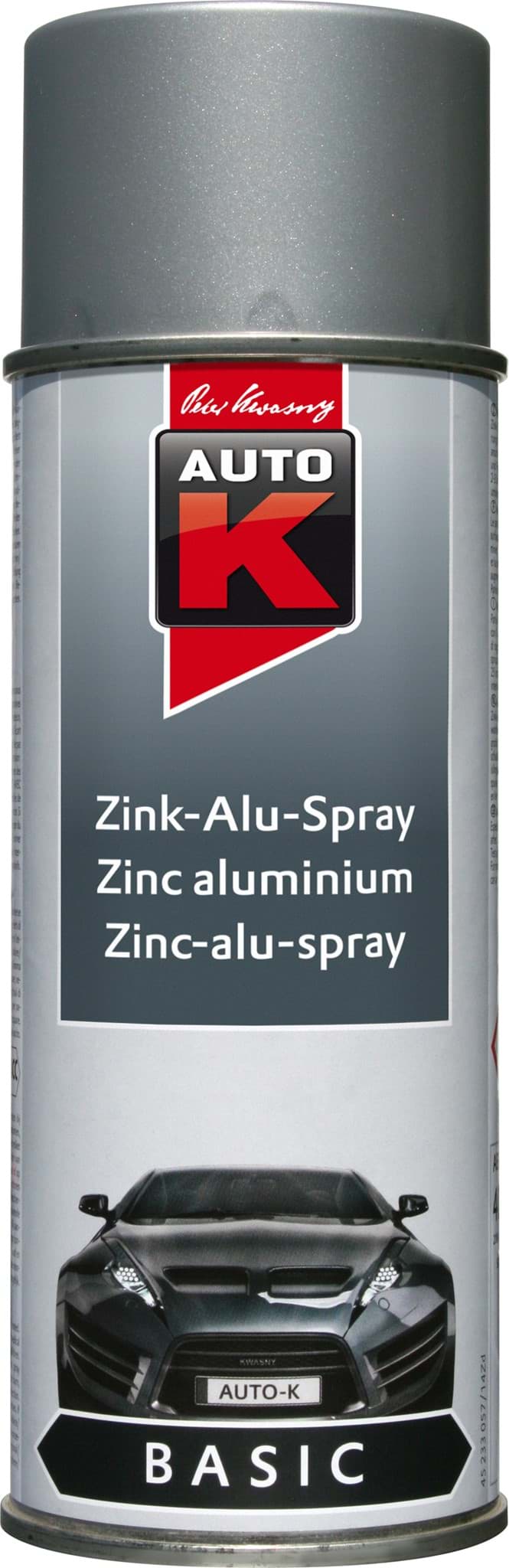 Bild von AutoK Zink-Alu-Spray  silbergrau 400ml Rostschutz, Korrosiensschutz 