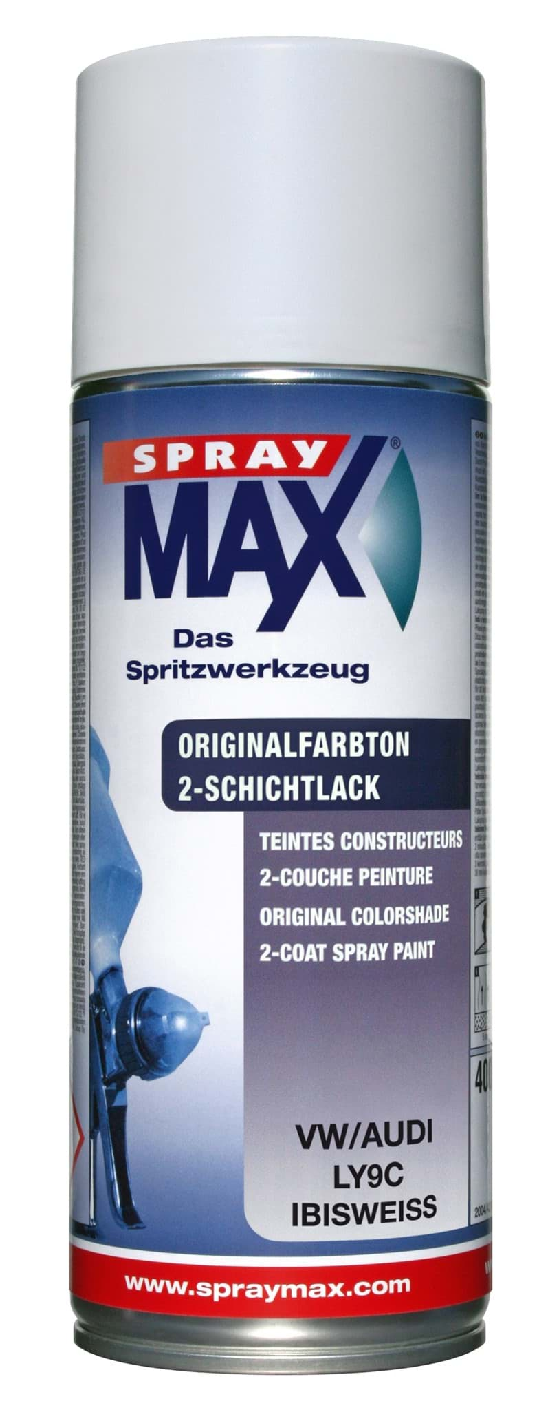 Afbeelding van SprayMax Originalfarbton für VW LY9C ibisweiss