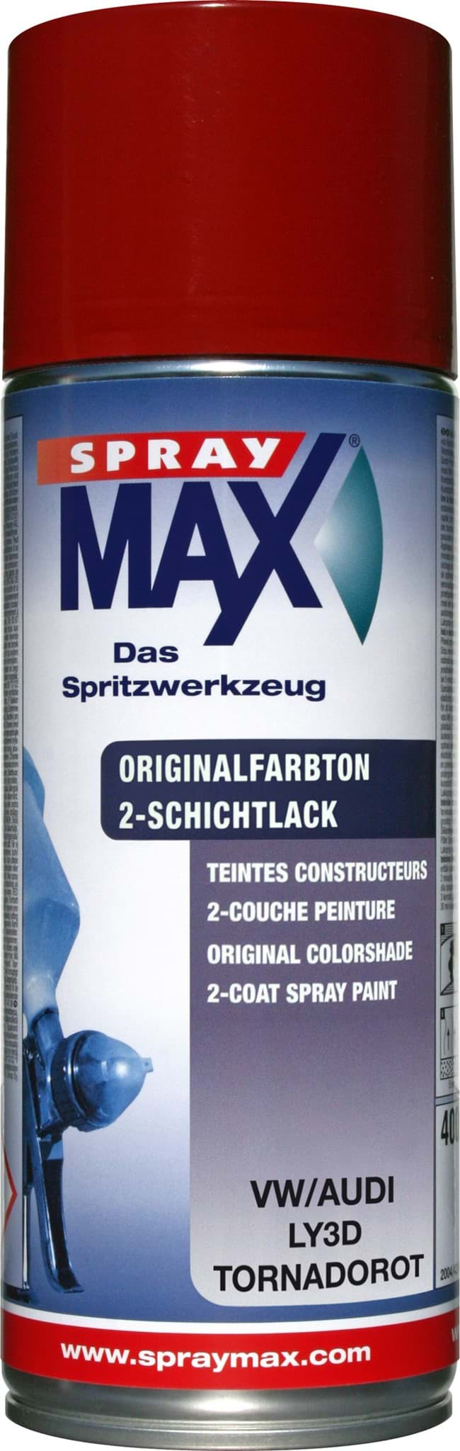 Obraz SprayMax Originalfarbton für VW LY3D tornadorot