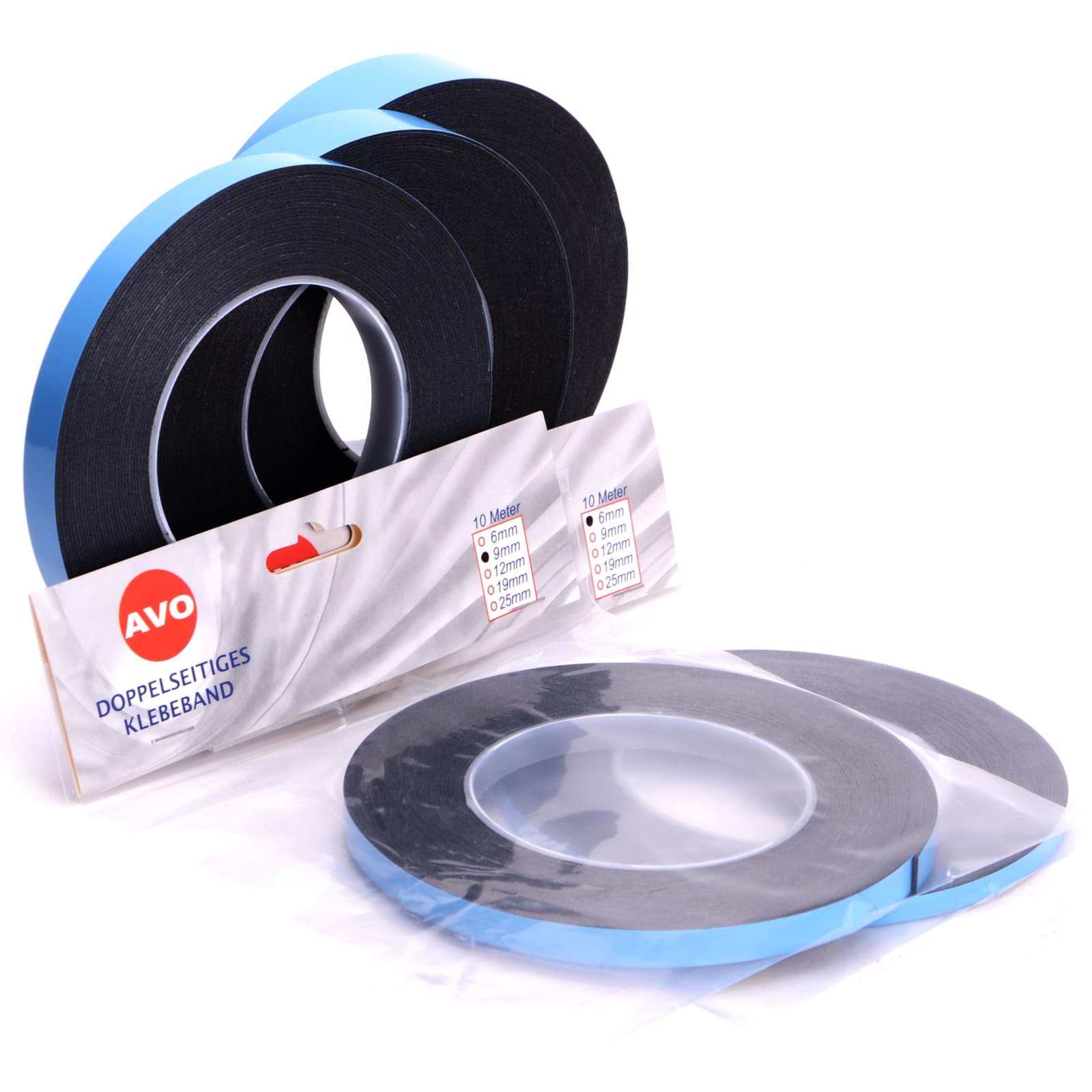 Bild von AVO Zierleisten-Klebeband doppelseitiges Klebeband für Zierleisten 12mm x 10m