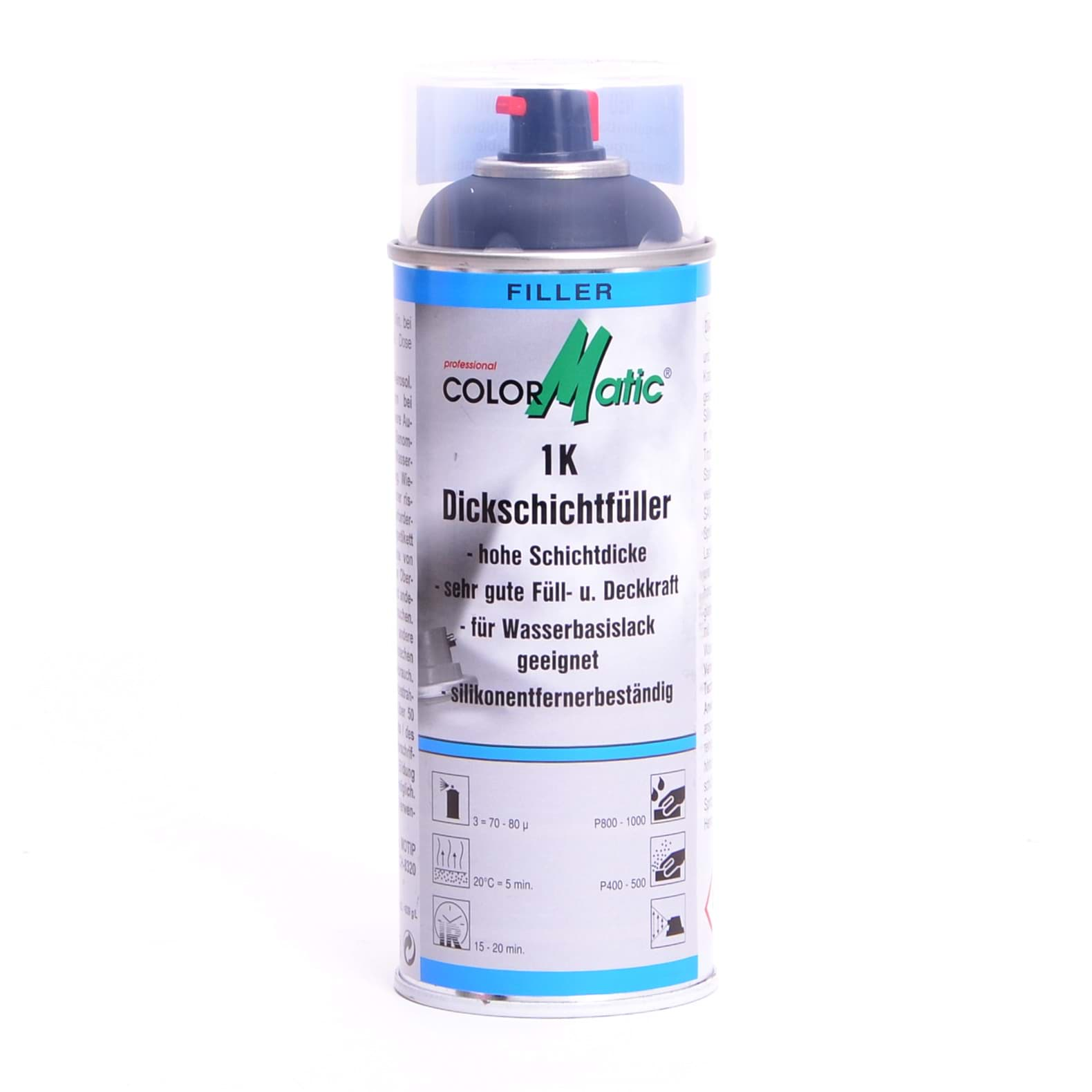 Afbeelding van ColorMatic Professional 1K Dickschichtfüller schwarz 385575 400ml