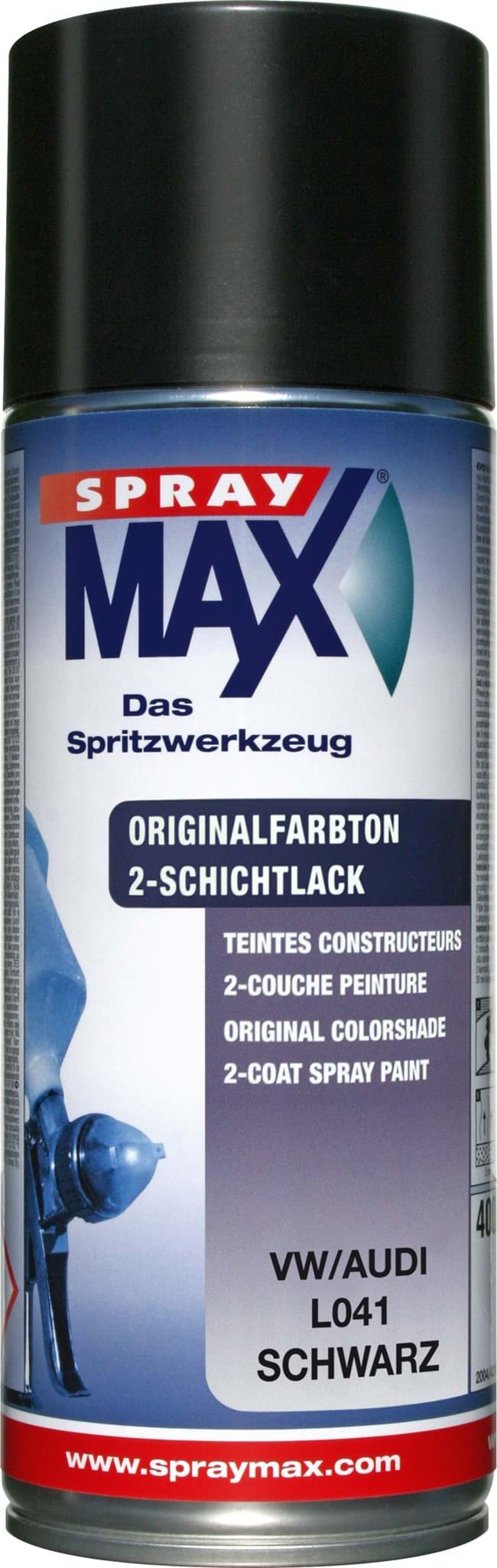 SprayMax Originalfarbton für VW L041 schwarz resmi