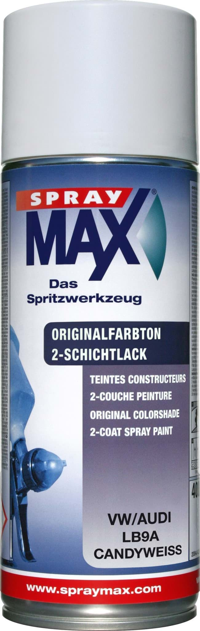 SprayMax Originalfarbton für VW LB9A candyweiss resmi