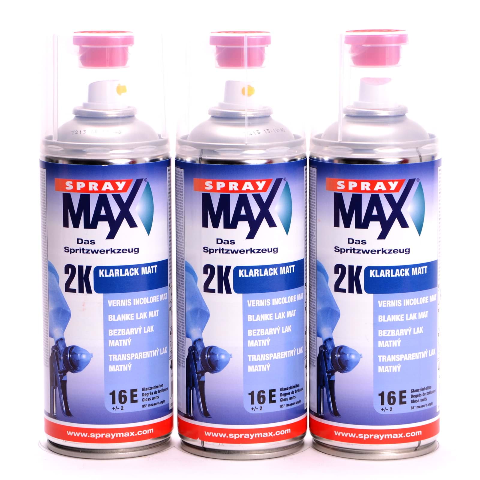 SprayMax 2K Klarlack Matt 680065-3   3X400ml resmi