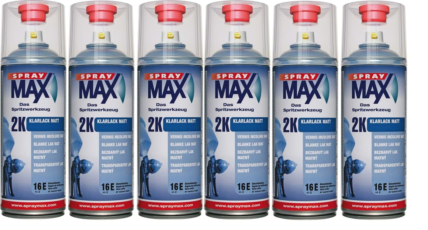 Bild von SprayMax 2K Klarlack Matt 680065-6   6X400ml