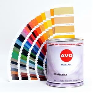 Bild von RAL 1001 - RAL 1034 AVO 1K Nitrolack glänzend 1L
