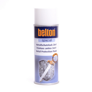 Obraz Belton Metallschutzlack 2 in 1  Weiss 400ml