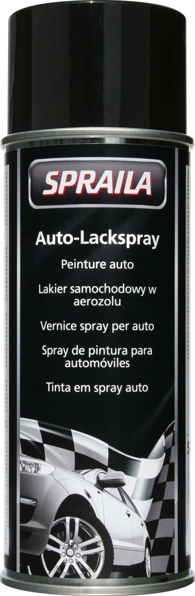 Spraila Lackspray Universal schwarz glanz 400ml K300005 resmi