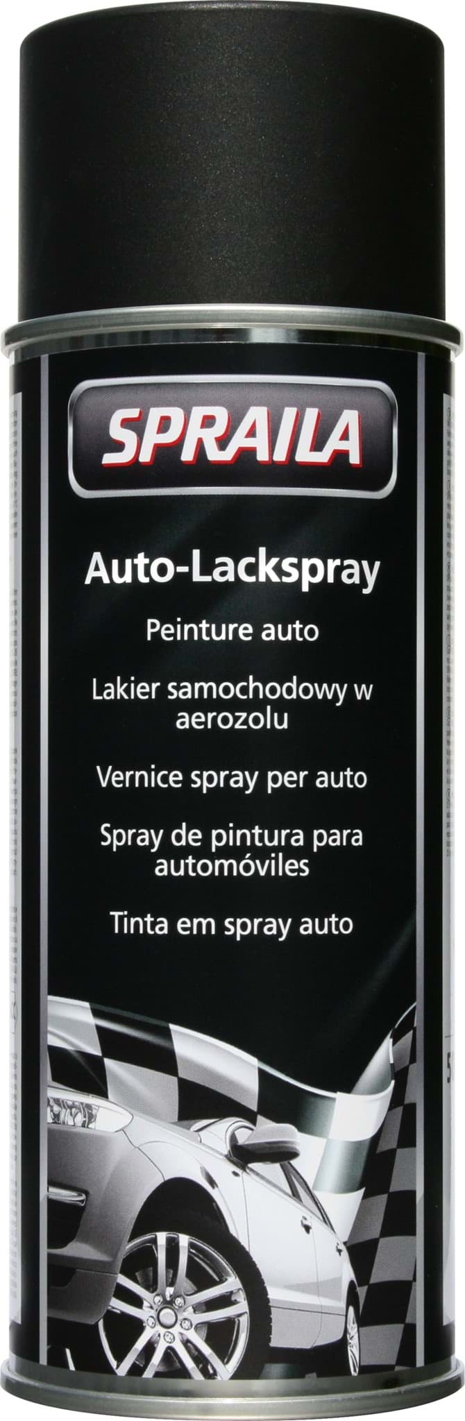 Bild von Spraila Lackspray Universal schwarz matt 400ml