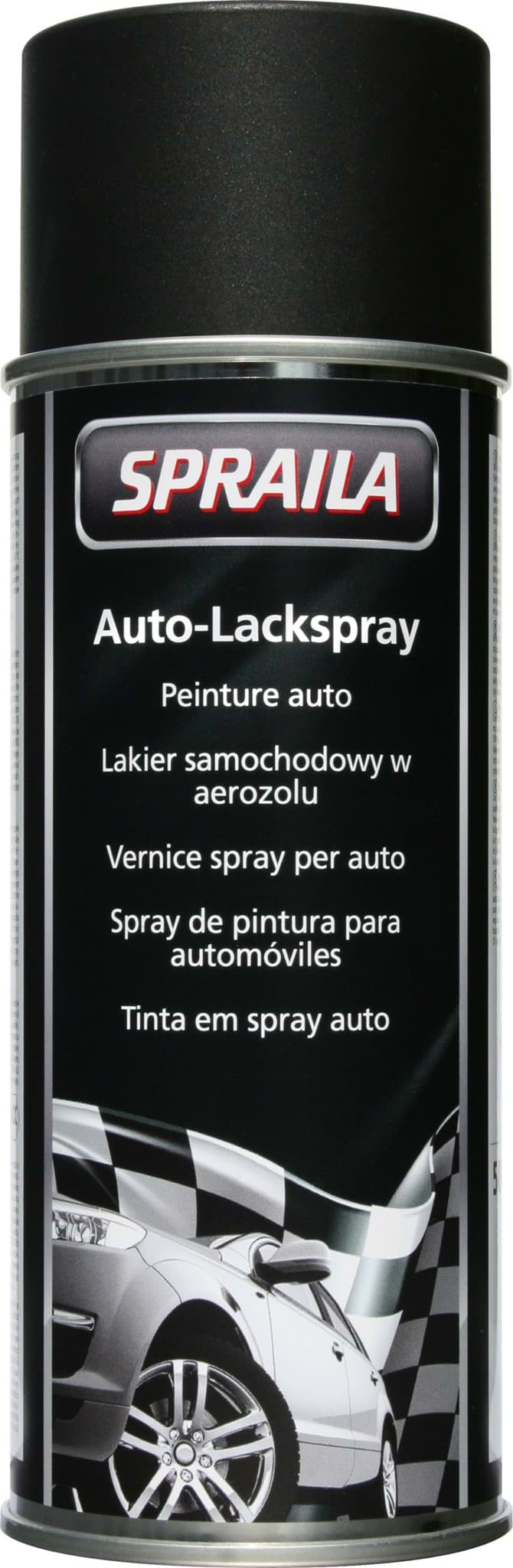 Изображение Spraila Lackspray Universal schwarz matt 400ml K300021