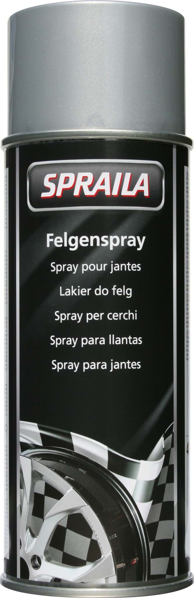 Изображение Spraila Lackspray Felgenspray silber 400ml K300037