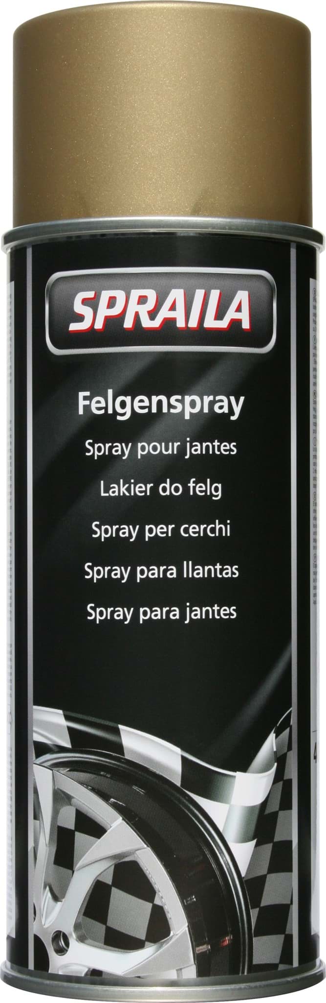 Bild von Spraila Lackspray Felgenspray gold 400ml