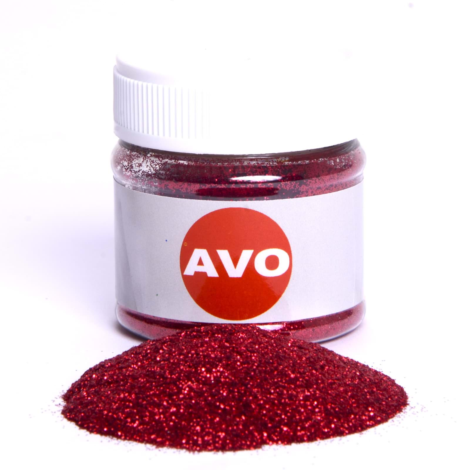 Avo Metal Flakes rot 0,2mm resmi