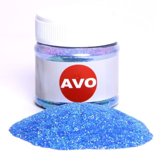 Bild von Avo Metal Flakes iridescent pastel blau 0,2mm