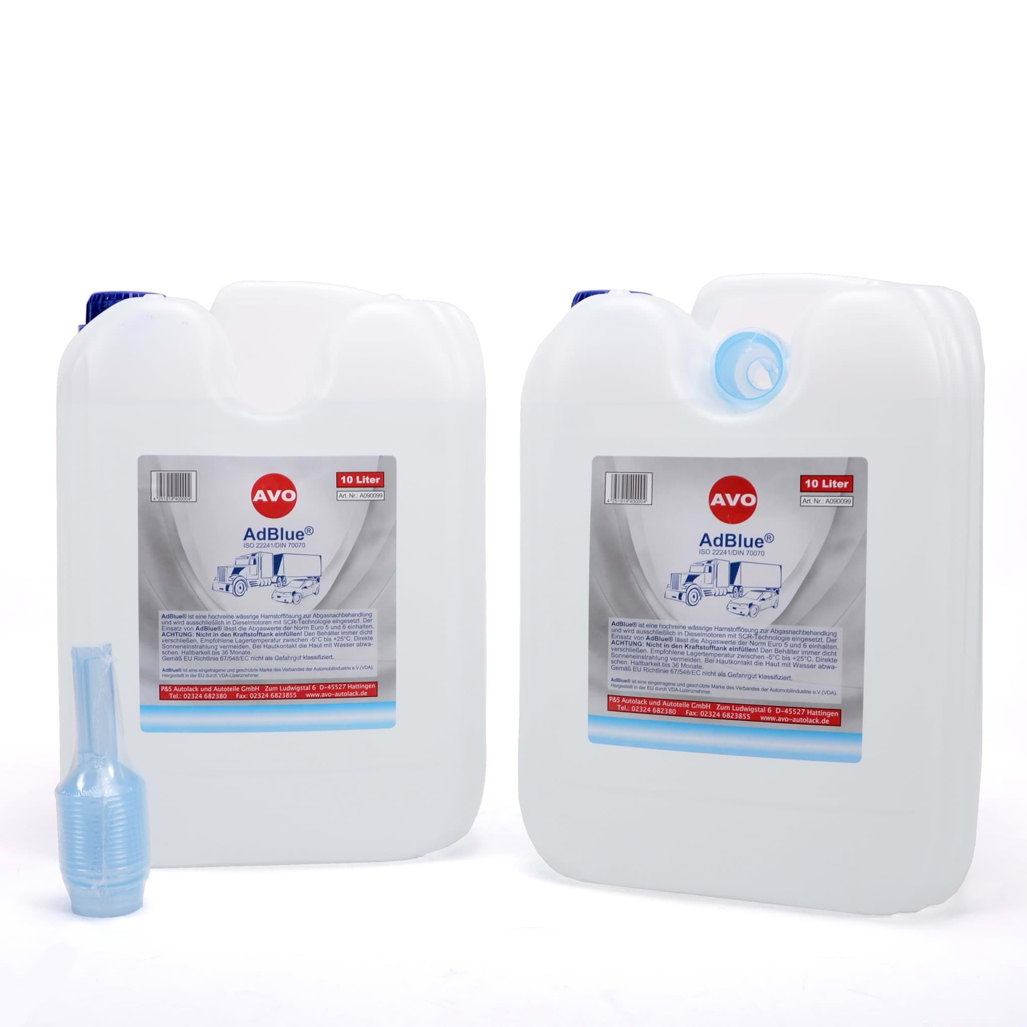 Изображение AdBlue® 20 Liter Harnstofflösung Additiv für Dieselmotoren ( 2x10 Liter )