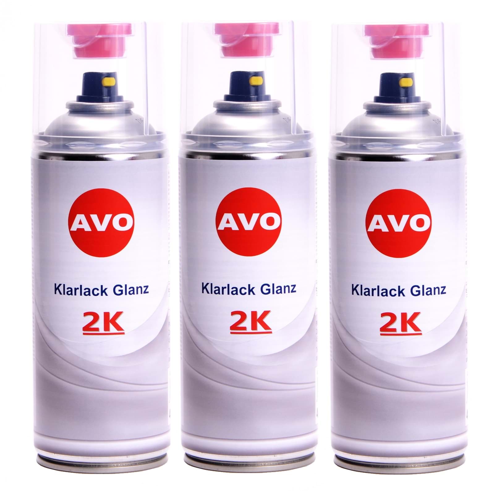 Obraz AVO 2K Klarlack - Spray hochglänzend 3 x 400ml
