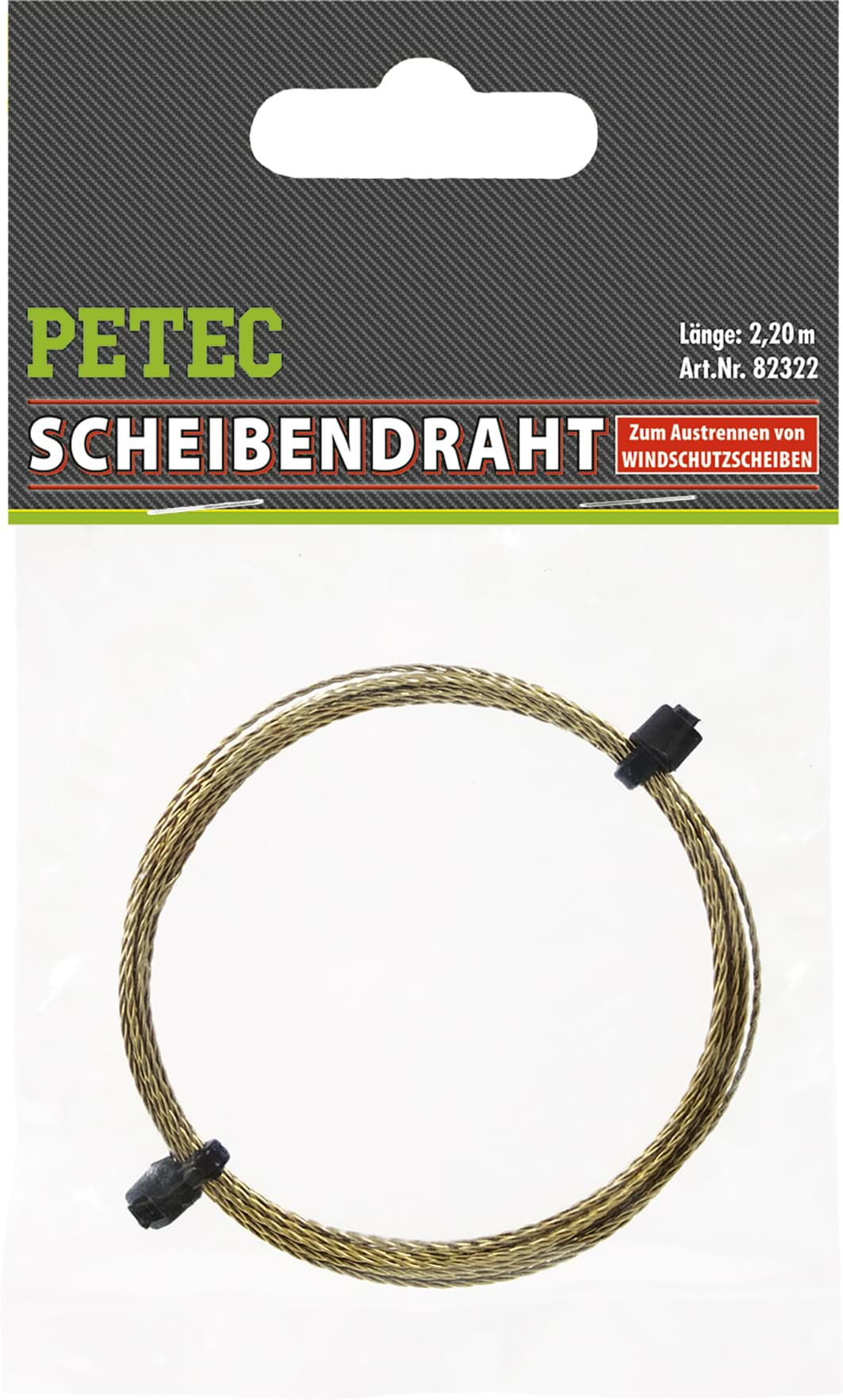 Изображение Petec Scheibenraht zum Heraustrennen von  Windschutzscheiben 2,2m