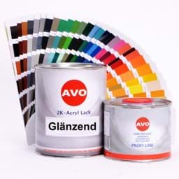 Bild von AVO 2K Autolack Glänzend Set 1,5 Liter in RAL Farbe
