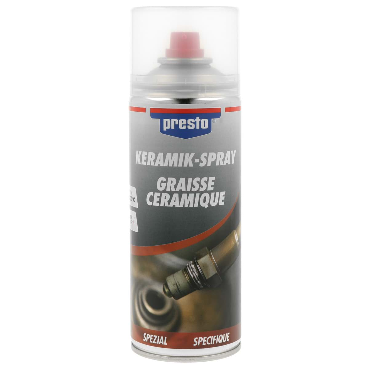 Obraz Presto Keramikspray Keramikpaste bis 1200C° hitzebeständig 400ml 157073