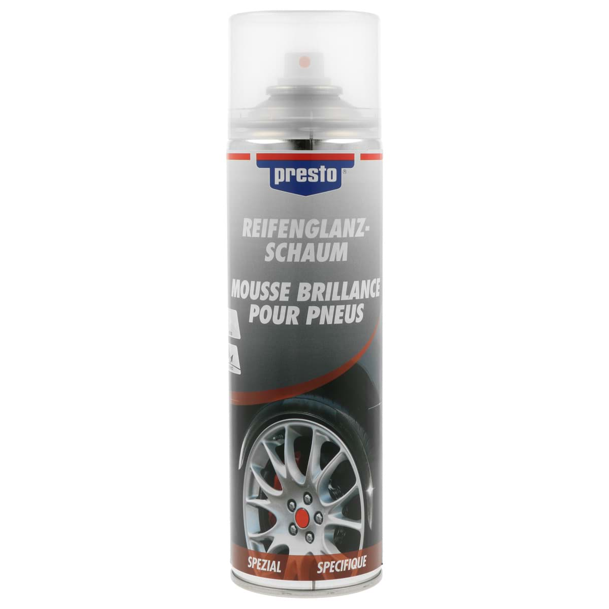 Presto Reifenglanz Schaum Spray 500ml 157189 resmi