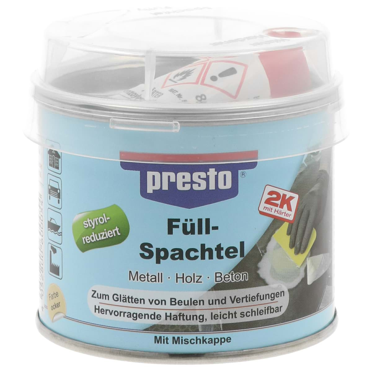 Presto Füllspachtel 250g 600054 resmi